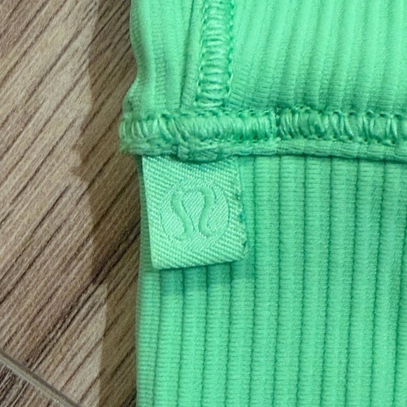 Lululemon Athletica Mint Ribbed Top - Picture 2 of 2